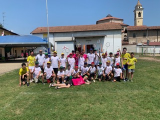 La disciplina del Badminton presentata ai giovani di Mercurago