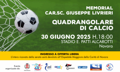 Memorial "Carabiniere scelto Giuseppe Livrieri": in campo Netweek, autorità locali, SportItalia e interforze
