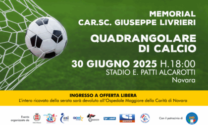 Memorial "Carabiniere scelto Giuseppe Livrieri": in campo Netweek, autorità locali, SportItalia e interforze
