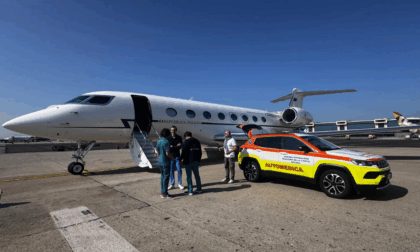 Trapianto di cuore al Maggiore di Novara: missione con il nuovo jet G650 dell’Aeronautica