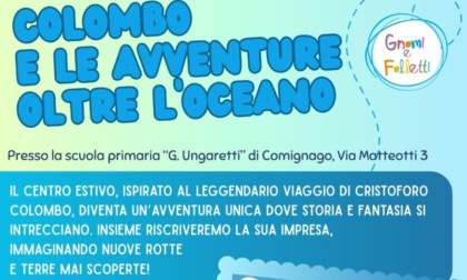 “Colombo e le avventure oltre l’oceano”: centro estivo a Comignago