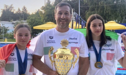 Angelica Piacentini ed Emma Crepaldi della Libertas Nuoto Novara protagoniste con la Nazionale