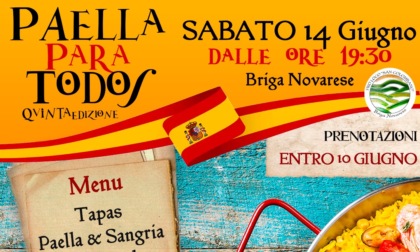 A Briga Novarese torna per la quinta edizione “Paella para Todos”