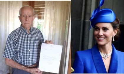 Pensionato di Lesa riceve una lettera da... Buckingham Palace