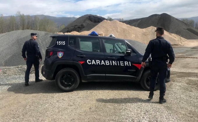 I forestali sequestrano un impianto di trattamento rifiuti a Cerano