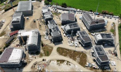 Novara, il nuovo quartiere Pinqua prende forma: già completati i 14 edifici previsti