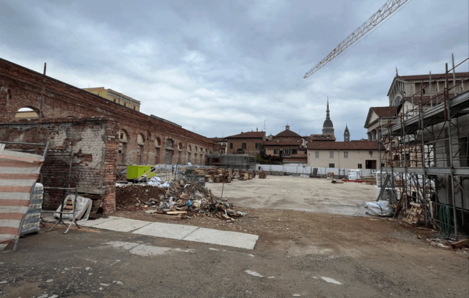 Novara, lavori al rush finale per il parcheggio interrato di piazza Puccini