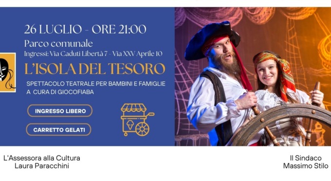 “L’Isola del Tesoro” in scena a Castelletto