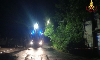 40 interventi dei vigili del fuoco per il maltempo nel Vco