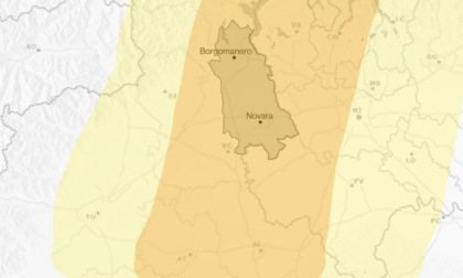 Avviso per possibili rovesci o temporali intensi sul novarese