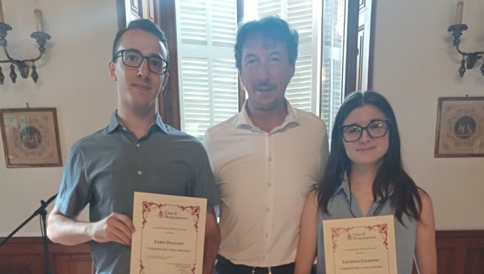Borgomanero: i migliori studenti del 2025 sono Lucrezia e Fabio