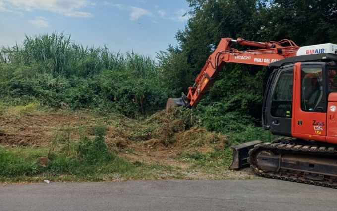 Bonificato il terreno infestato dall’ambrosia in via Pietro Generali