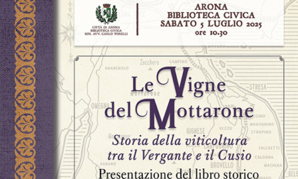 "Le vigne del Mottarone" di Claudio Colombo in biblioteca ad Arona