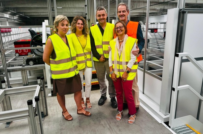 Direttori Asl di Novara e Vco in visita al magazzino unico sanitario di Caltignaga