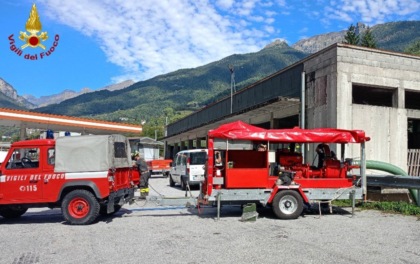 Allagamenti a Varzo solo oggi oltre 40 interventi dei vigili del fuoco