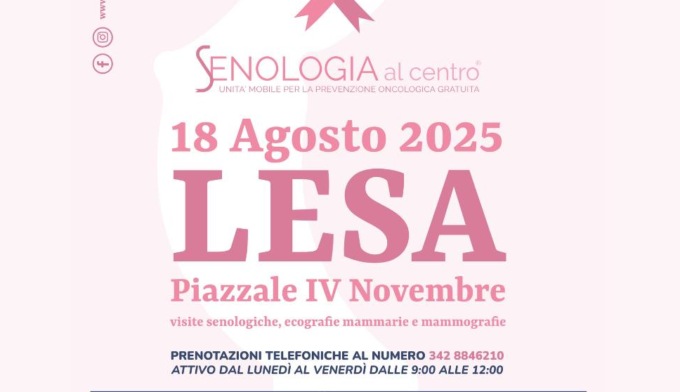 Prevenzione oncologica gratuita domani a Lesa