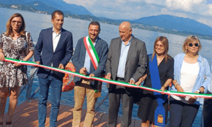 Lesa ha inaugurato un nuovo pontile d'attracco per le barche