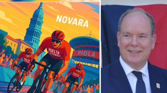 Vuelta a España, a Novara atteso anche il principe Alberto di Monaco