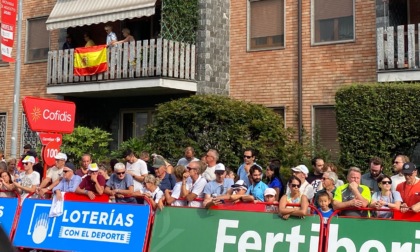 L'arrivo a Novara della storica gara ciclistica Vuelta a España
