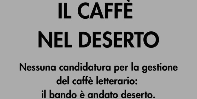 Caffè letterario in biblioteca ad Arona: il bando è andato deserto