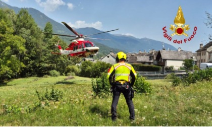 Cercatore di funghi disperso in Val Vigezzo: rintracciato grazie all'elicottero dei vigili del fuoco
