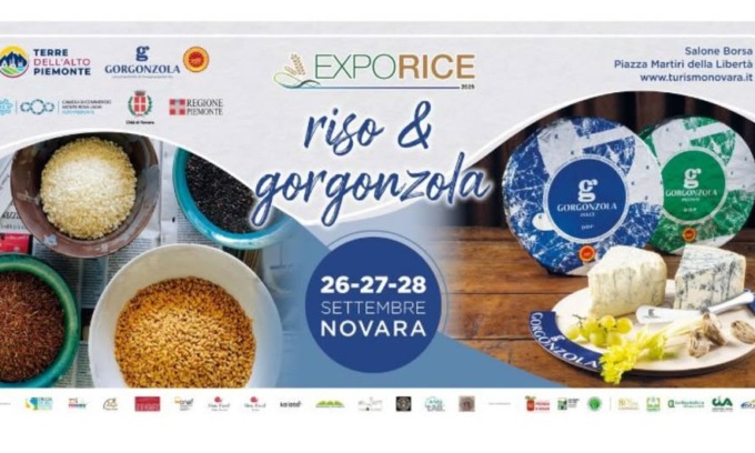 “Exporice 2025: riso & gorgonzola”: l’evento a settembre a Novara