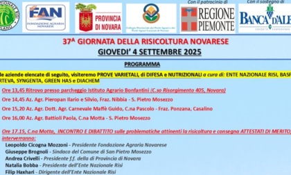37ª Giornata della risicoltura novarese