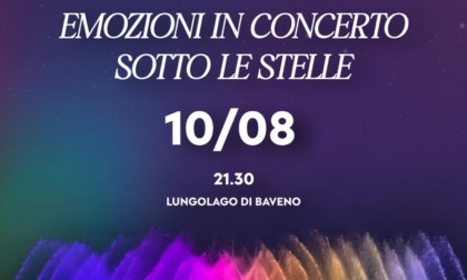 Domenica 10 agosto a Baveno “Emozioni in concerto sotto le stelle”