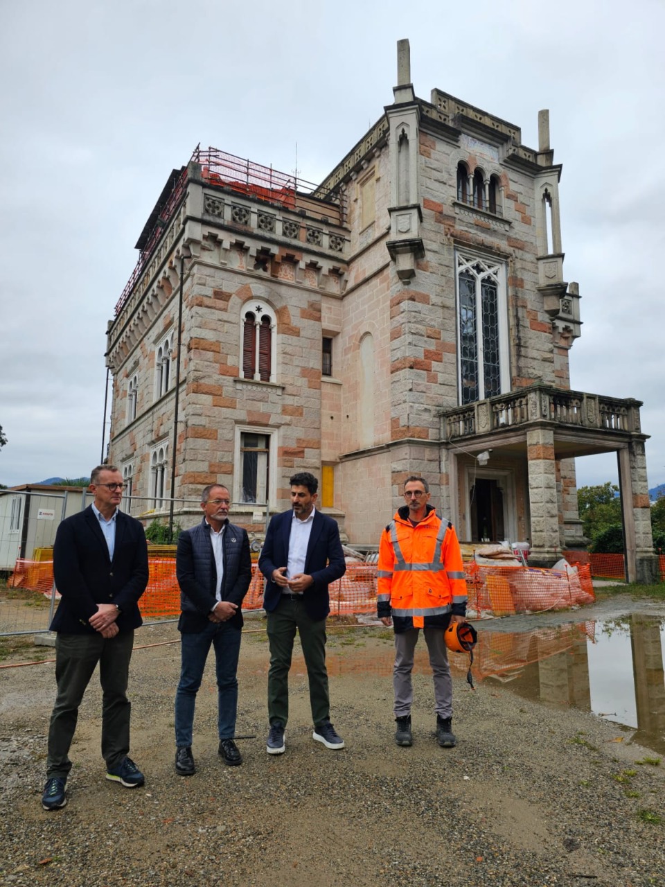 Sopralluogo al Castello di Miasino: il bene sequestrato alla mafia pronto nel 2027