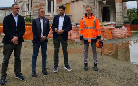 Sopralluogo al Castello di Miasino: il bene sequestrato alla mafia pronto nel 2027