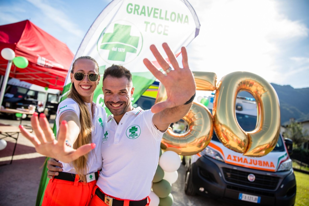 Croce Verde Gravellona Toce: grande festa per i 50 anni di fondazione