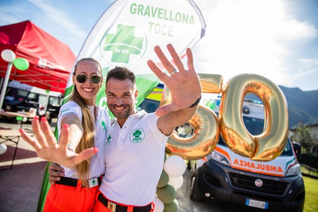 Croce Verde Gravellona Toce: grande festa per i 50 anni di fondazione