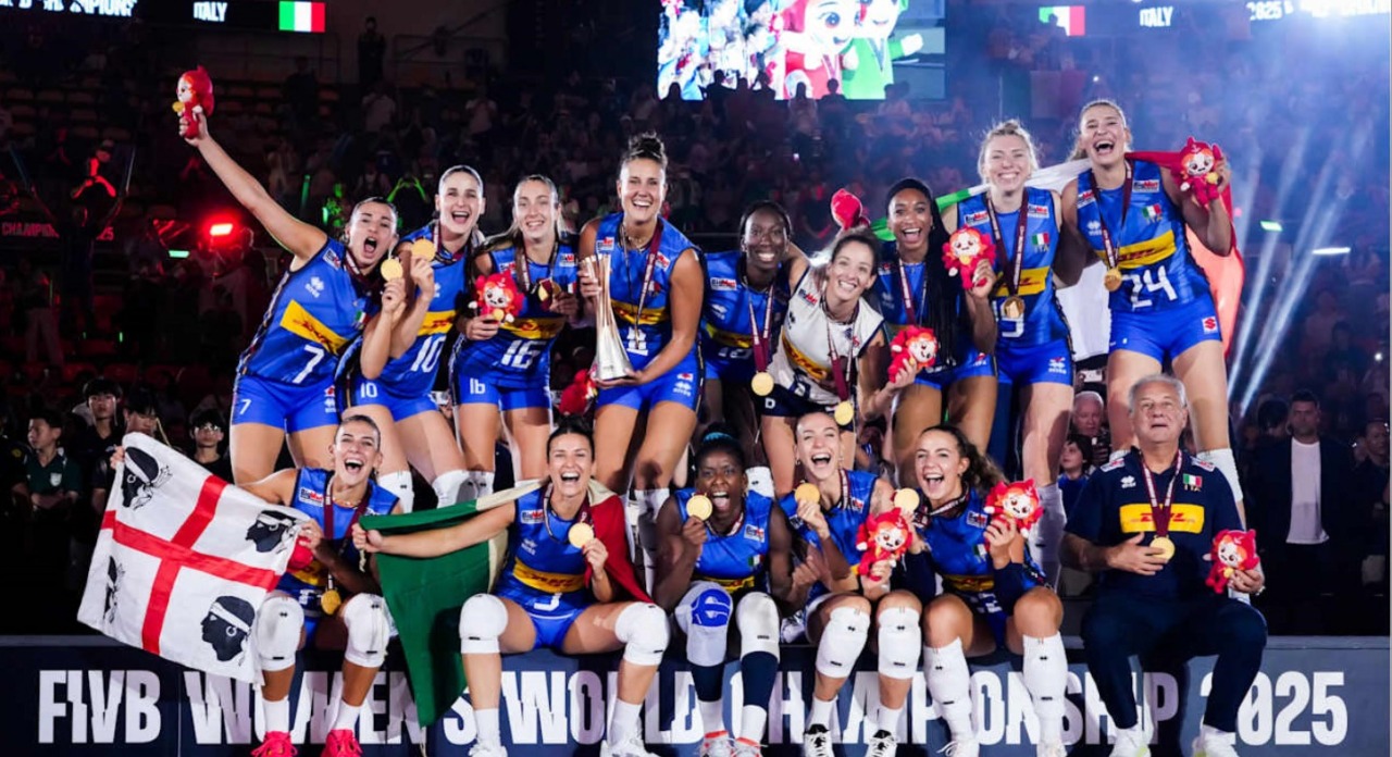 Anche Novara sul tetto del mondo con l’Italvolley