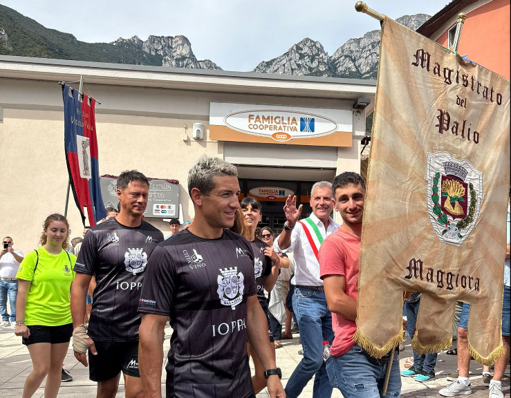 Maggiora in Trentino ha gareggiato al Campionato nazionale del palio delle botti