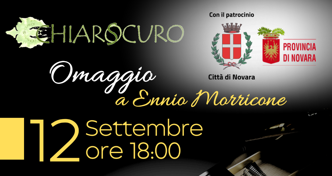 La Provincia di Novara patrocina il concerto “Omaggio a Ennio Morricone”