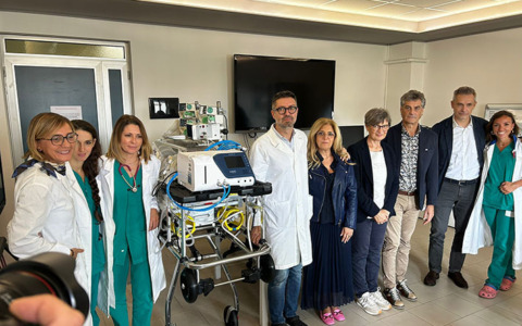 Dall’associazione “Andrea Valentini” un dono prezioso per la terapia intensiva neonatale di Novara