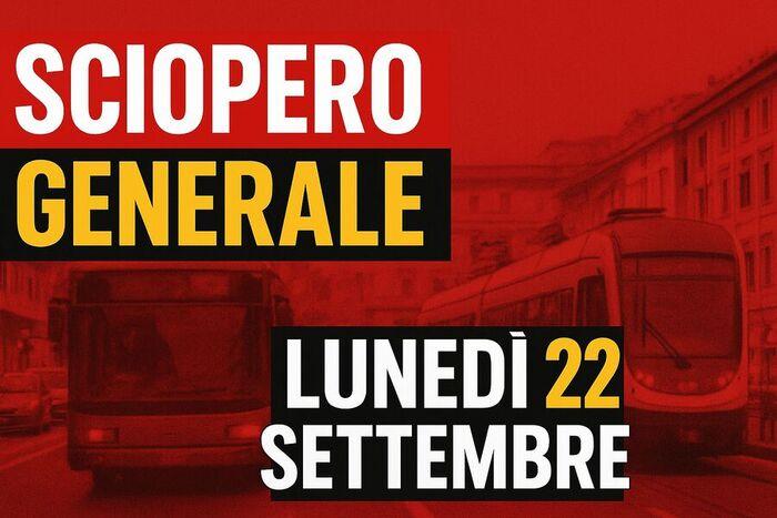 Sciopero generale lunedì 22: il presidio a Novara in piazza Matteotti