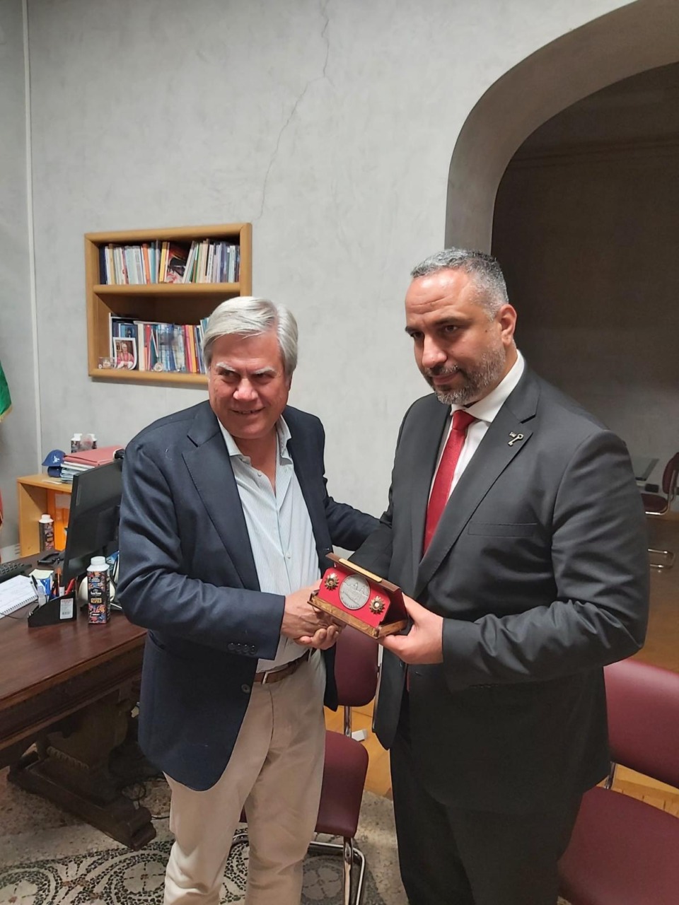 Il sindaco di Betlemme in visita a Verbania