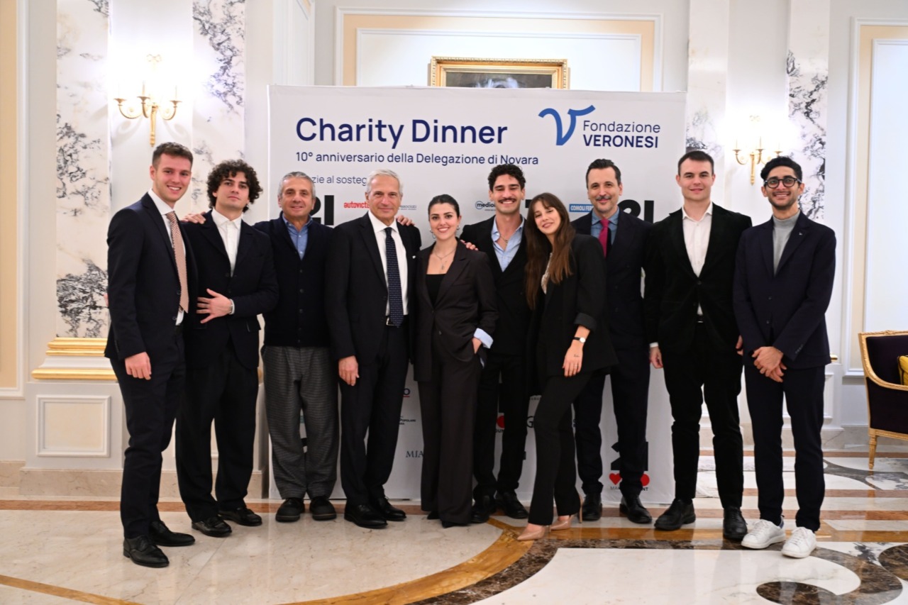 Charity dinner a sostegno dell’oncologia con la delegazione novarese di Fondazione Veronesi ha organizzato una