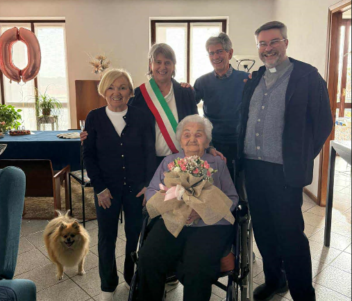 Briga Novarese festeggia la centenaria Pasqualina Paracchini