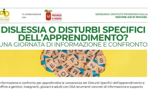 Dsa: due giornate di informazione a Novara e Borgomanero
