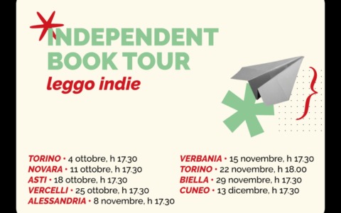 A Novara la seconda tappa dell’Independent Book Tour: protagoniste le case editrici piemontesi