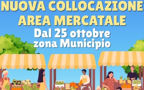 Nuova collocazione del mercato del sabato a Castelletto Ticino