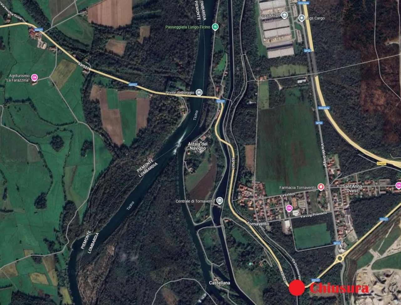 Oleggio, lavori al ponte Villoresi: senso alternato fino al 29 novembre