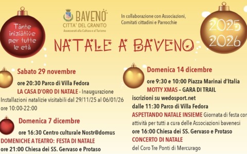 Natale a Baveno: il programma completo degli eventi
