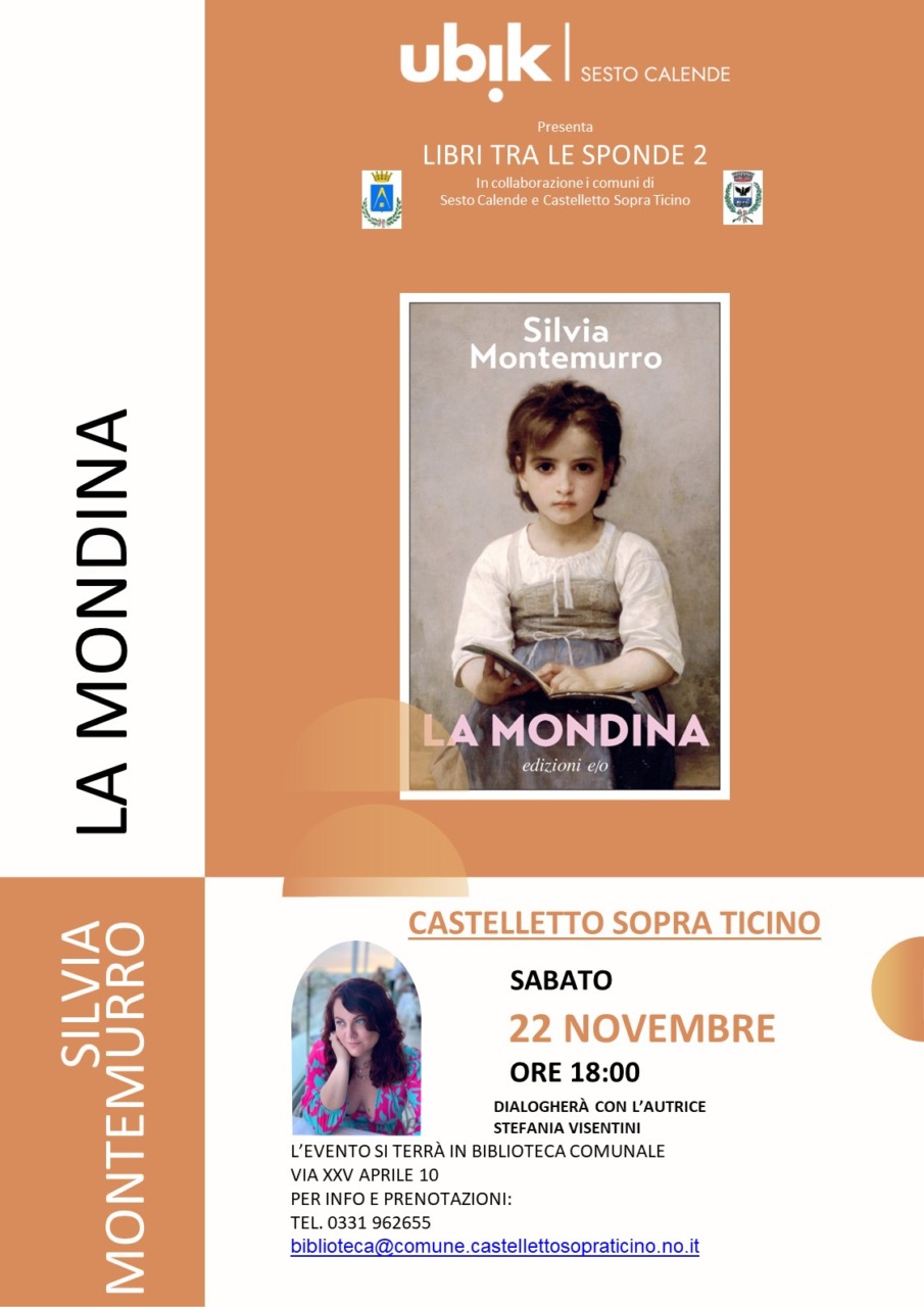 La scrittrice Silvia Montemurro ospite a Castelletto Ticino