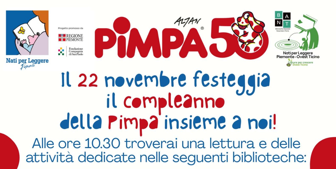 Nati per Leggere Ovest Ticino dedica una lettura congiunta al compleanno della Pimpa