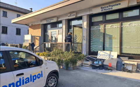 Nuovo assalto al Bancomat della BpM di Cressa