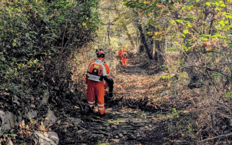 Pulizia straordinaria dei sentieri per Colazza e Tapigliano con l’Aib di Nebbiuno