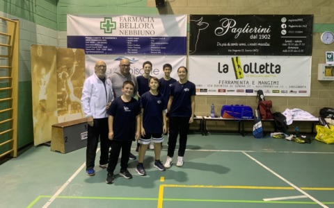 Ct della nazionale Juniores di Badminton in visita a Pisano